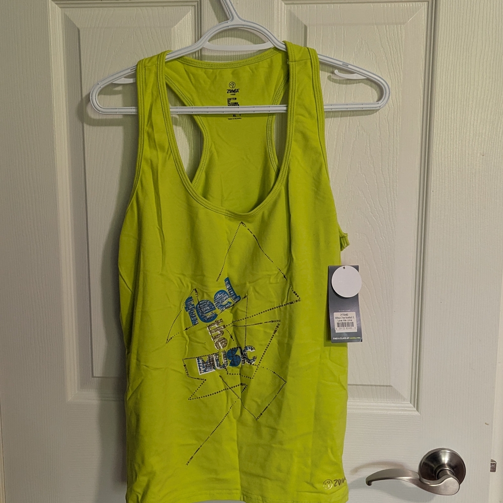 Zumba Fitness Lime Racerback Tank